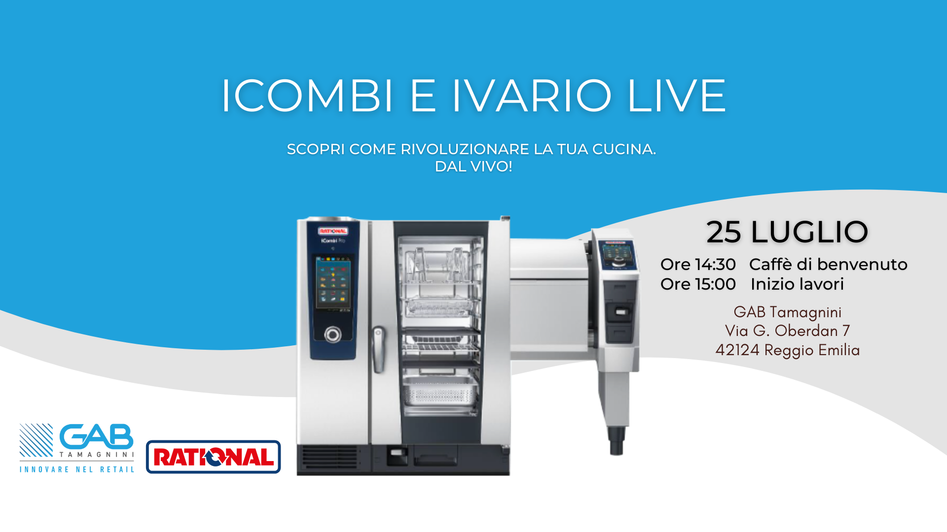 iCombi e iVario Live - 25 Luglio 2023
